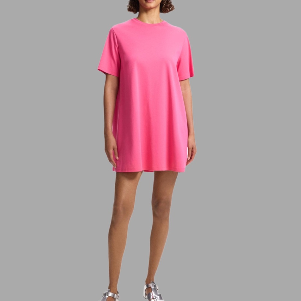 NWT Theory Vibrant Pink TShirt Dress - M‎